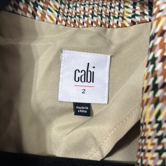 Cabi Sleuth Houndstooth Academia Blazer size 2 - Picture 4 of 7